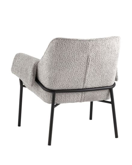 Кресло лаунж Aline альпака серый