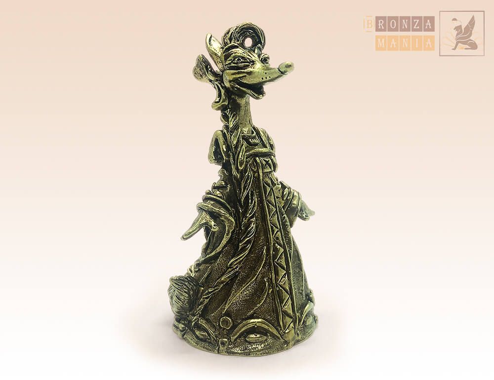 колокольчик Лиса в сарафане