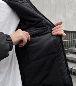 Куртка HOOK "Лого" Черный Флис