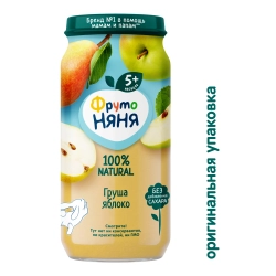 Фрутоняня пюре груша-яблоко 250г с 5 месяцев