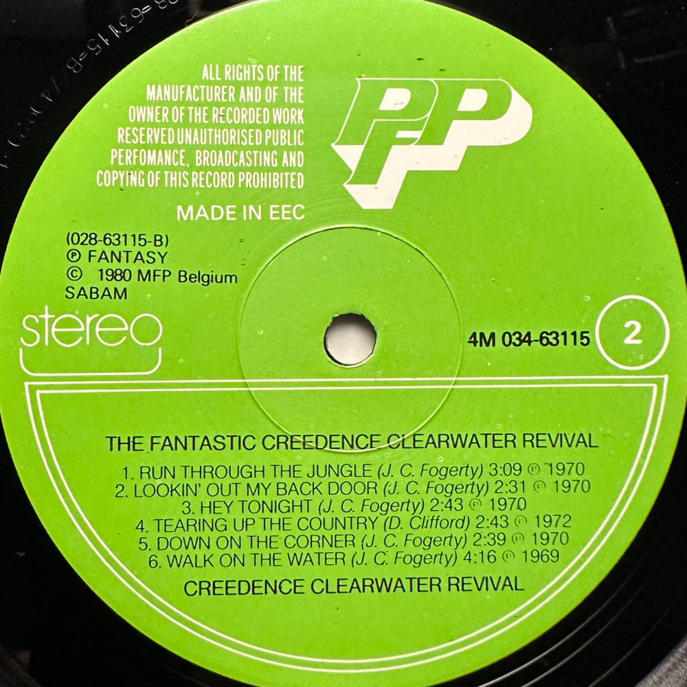 Creedence - The Fantastic Creedence Clearwater Revival (Бельгия 1980г.)
