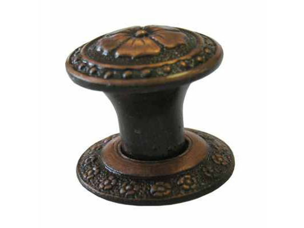 Ручка-кнопка РК-01 цветок АМ Реж (10шт/уп)