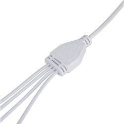 Разветвитель сетевой для линейных светильников ЭРА 4х IEC C7 2pin 2m для подключения 4 светильников | Аксессуары для фито светильников