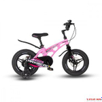 Велосипед 16" MAXISCOO Cosmic Делюкс Розовый Матовый (2024)