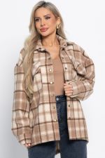 Пальто-рубашка Хармони (бежевая) Б15039-5М LT Collection