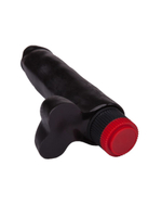 Чёрный вибратор-реалистик - 16,5 см. (Цвет: черный)