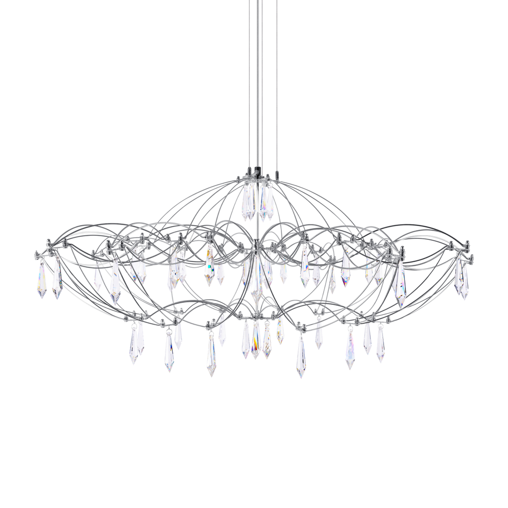 Подвесная светодиодная люстра Loft It Mira 10586/900 Silver Asfour
