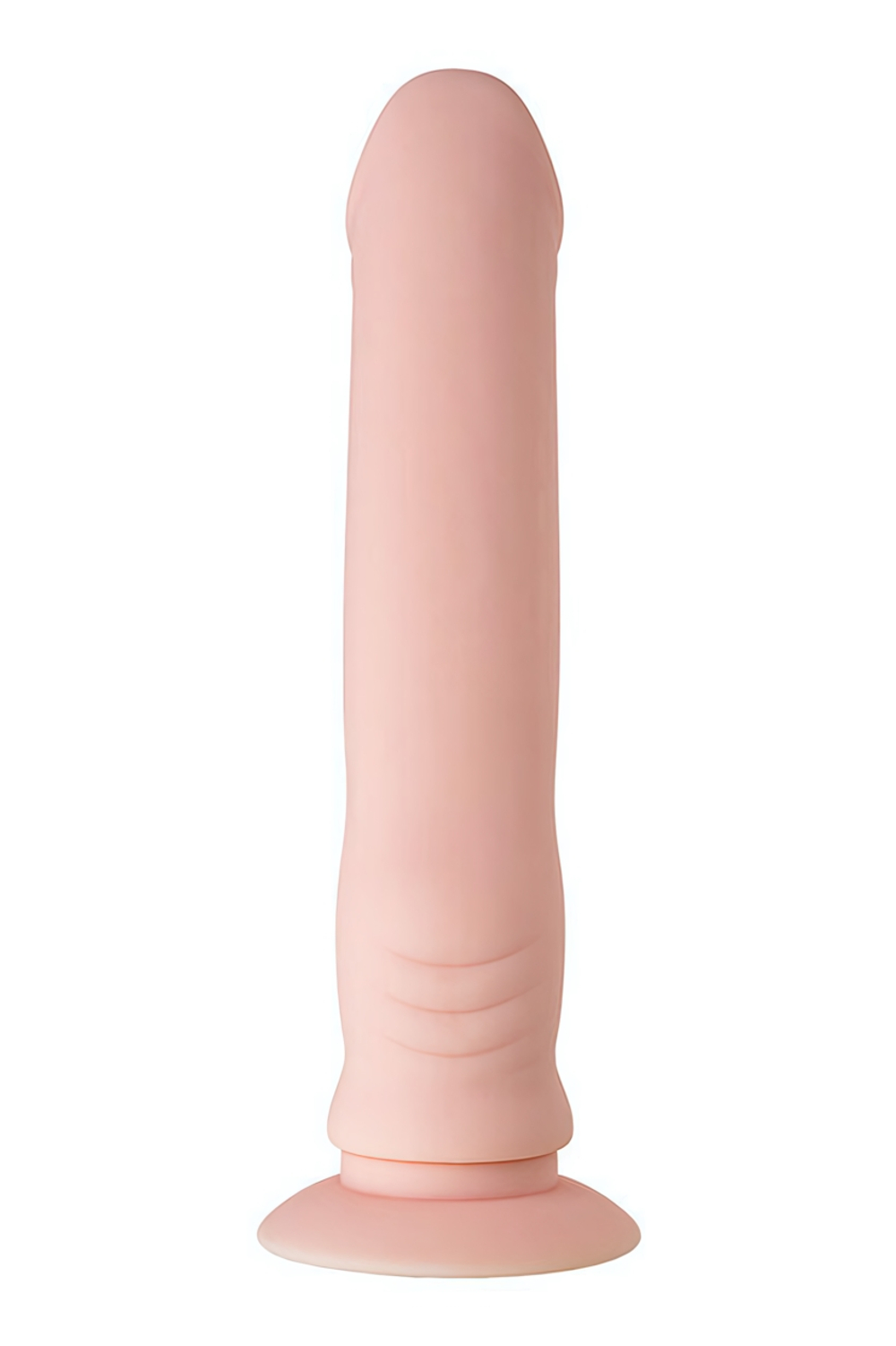 Двойной стимулятор на присоске с анальным вибро-фаллосом Double Penetration Dildo (19.5 см) (Цвет: Телесный)