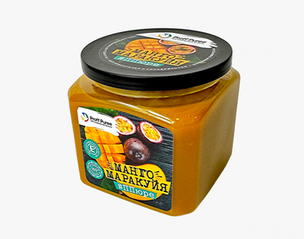ПЮРЕ Proff Puree Микс манго-маракуйа 10% сахара (Банка 500гр)