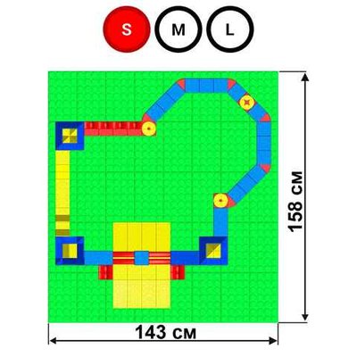 Набор GigaBloks 7,5: Замок на платформе