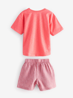 Пижама для мальчика Next AC0-919, 3 шт., Синий, Оранжевый, Бежевый