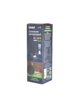 Бра светильник ULT-F22-3W/4000K IP20 BLACK