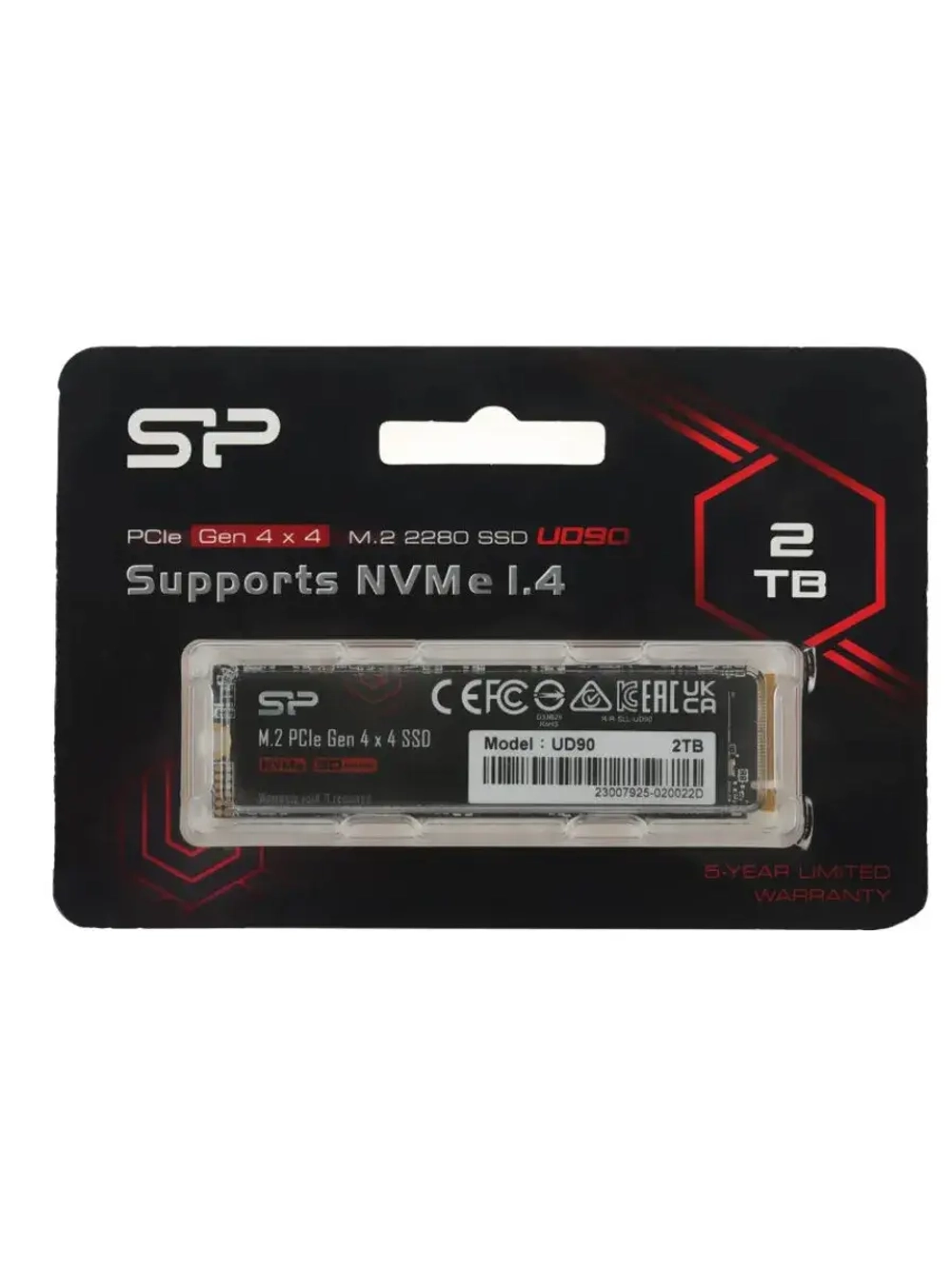 2 ТБ M.2 SSD накопитель M-Series UD90 SP02KGBP44UD9005