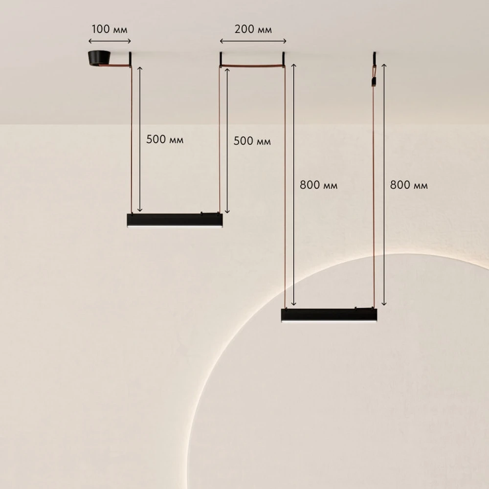 Готовая трековая система на ремнях Denkirs BELTY SET DK55SET23-01-BR