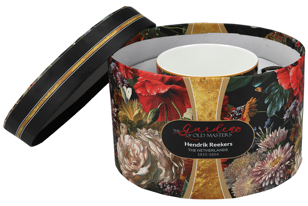 Чайная пара 250мл Carmani Натюрморт с тюльпаном Х. Рейкерс