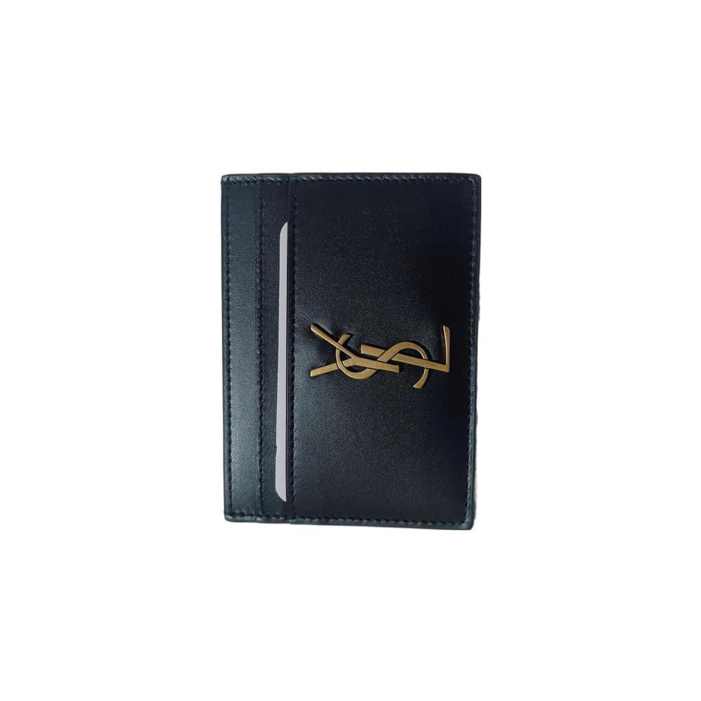 Картхолдеры и кошельки SAINT LAURENT YSL Logo, 370778-2R20W-1000