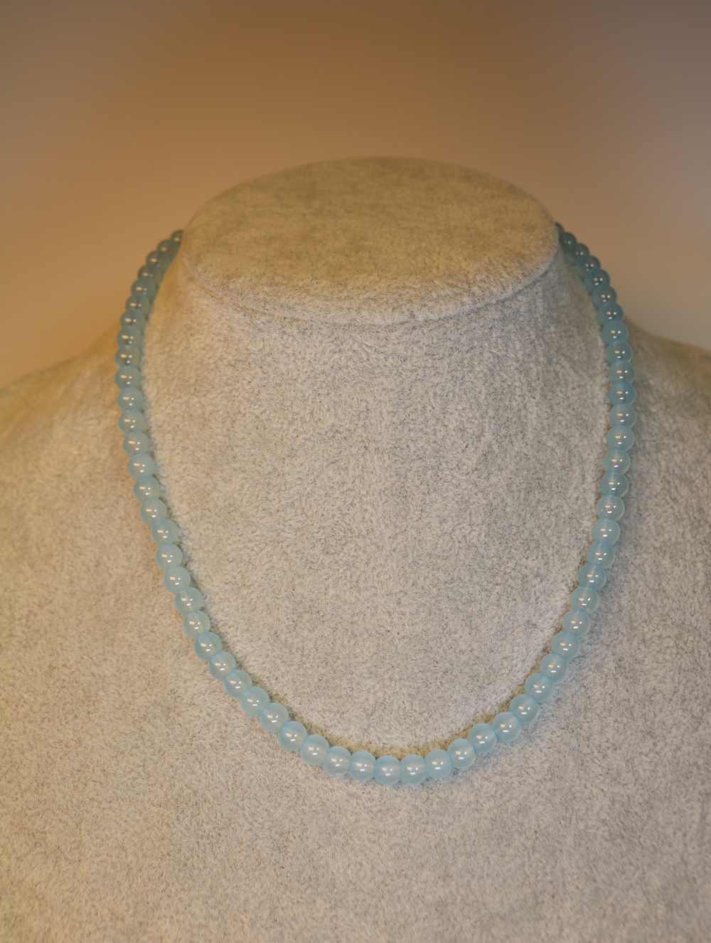 Колье из аквамарина и жемчужины «Морское сердце»