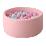 Romana Airpool Детский сухой бассейн Easy (розовый с розовыми шарикам
