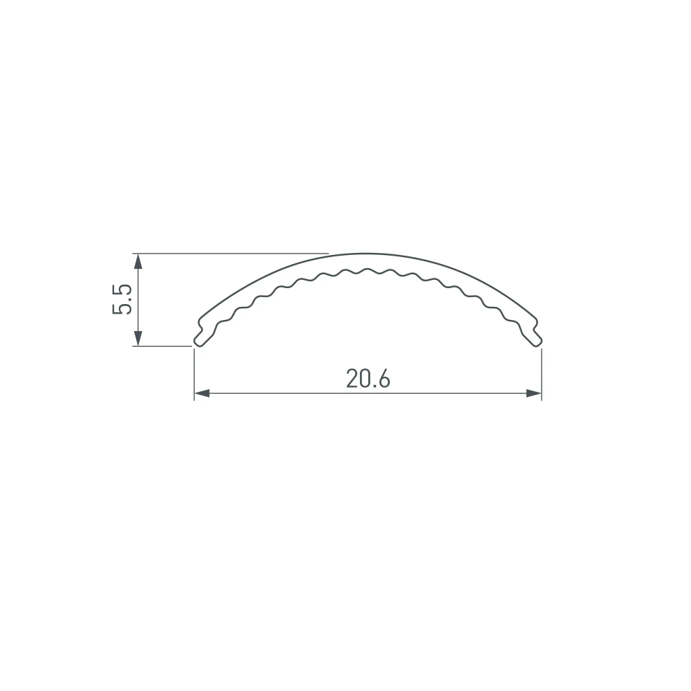 Экран ARH-KANT-H16-2000 Round Opal (Arlight, Пластик) 016932