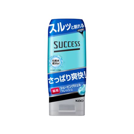 Увлажняющий гель для бритья KAO Success (с освежающим и лечебным эффектом, с ментолом)