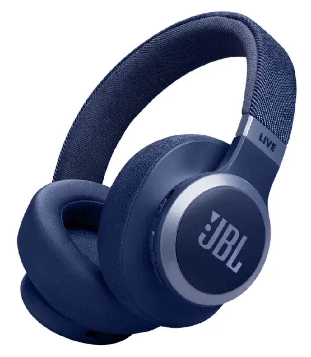 Беспроводные наушники JBL Live 770NC, mini 3.5 мм, Bluetooth, синий