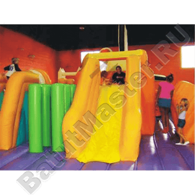 Коммерческий надувной батут "Ракета" 20*10*7 м