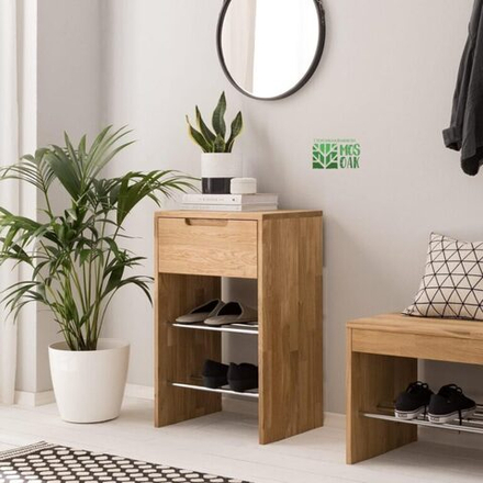 Тумба для обуви из массива дуба Дюнкерк