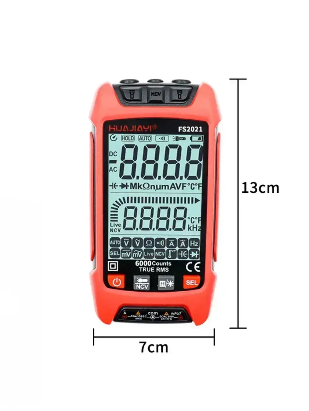 Мультиметр цифровой автоматический профессиональный с прозвонкой проводов тестер Aneng
