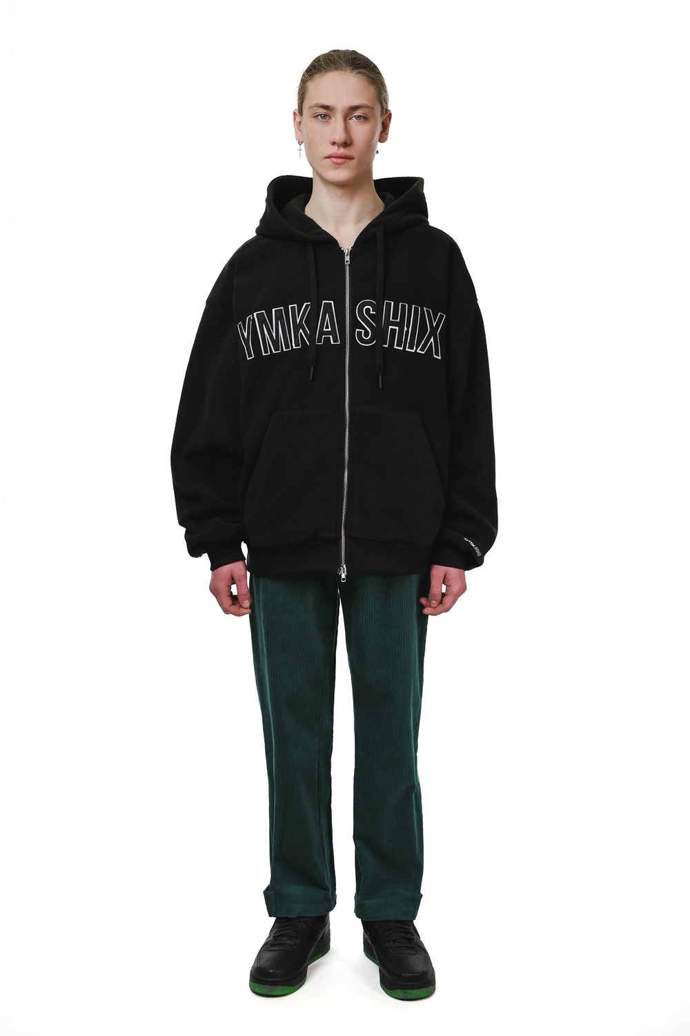 Худи Ymkashix Zip Original fleece черное