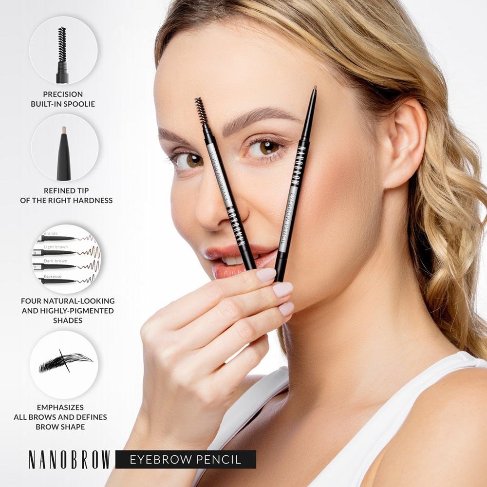 Nanobrow Eyebrow Pencil - Карандаши для бровей оттенок Dark Brown, 1 g