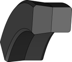 A107-070/7 Симметричное уплотнение 85-70-10/9