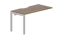 стол Polo 1380х680х750мм (с эргономичным вырезом) - приставной элемент