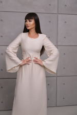 Платье Оливия с баской