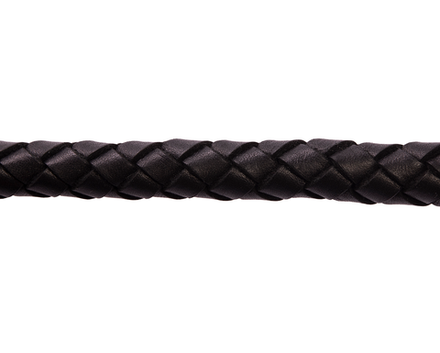Шнурок плетеный черный Ø 6.0 мм. дл. 40 см