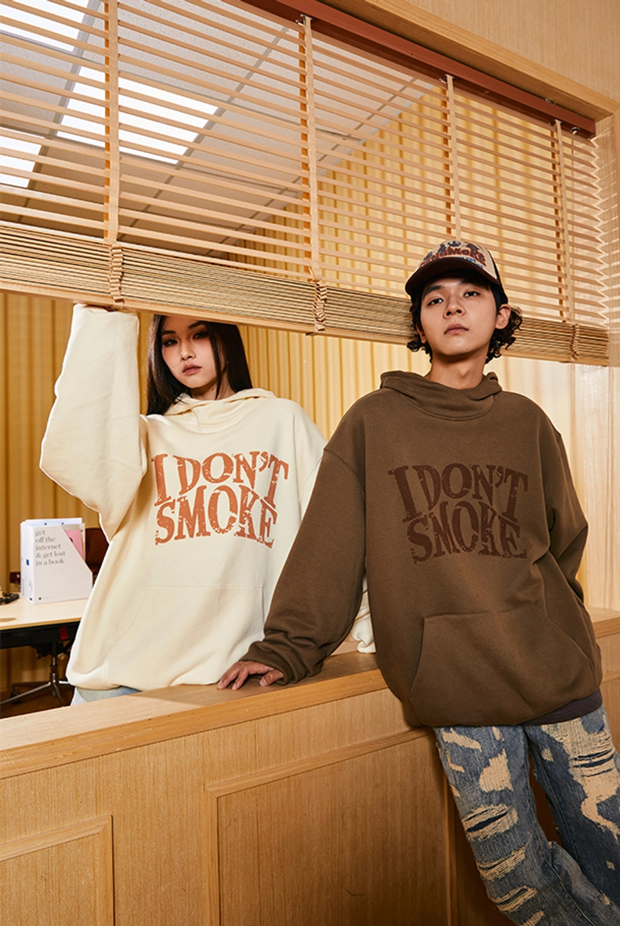 Худи DONSMOKE "Washed Logo" Oversized Hoodie