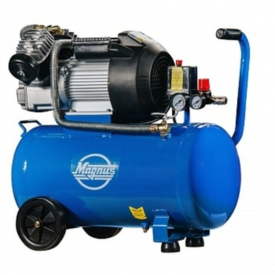 Компрессор KV-410/50 коаксиальный Magnus (8атм., 410л/мин, 50л, 220В)