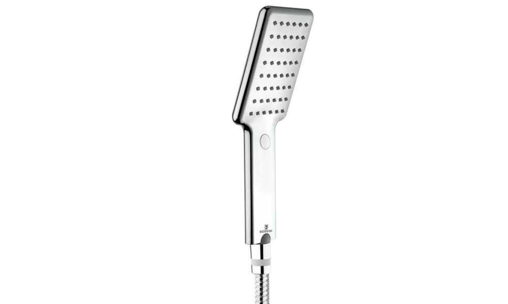 Bossini Agua Fit Air душевая лейка Ø120 мм, кнопка напора воды, цвет хром
