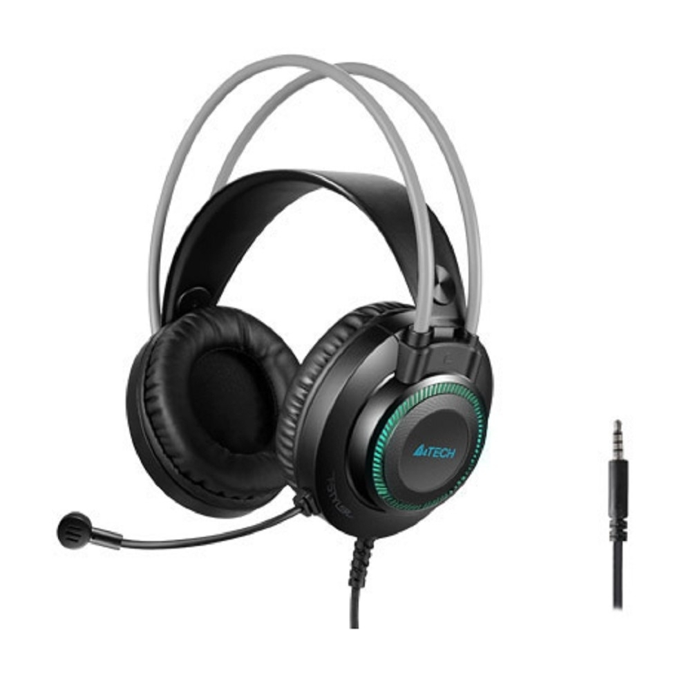 Гарнитура A4Tech Fstyler FH200i серый 1.8м накладные оголовье (FH200I GREY)