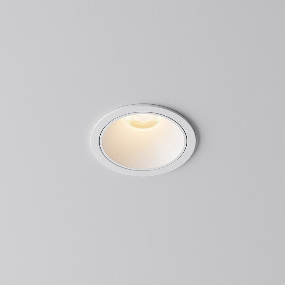 Встраиваемый светильник Maytoni Alfa LED DL043-01-10W2.7K-RD-W