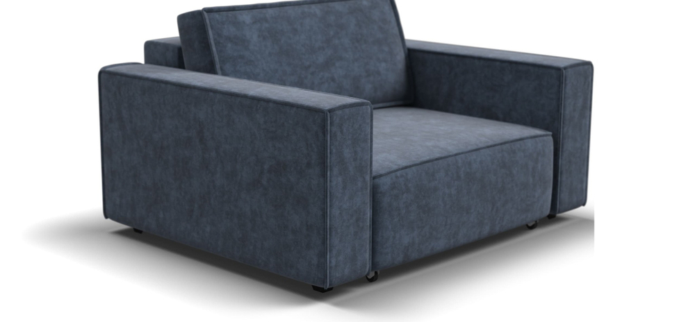 Кресло BOSS SOFT MODOOL Велюр Royal топаз