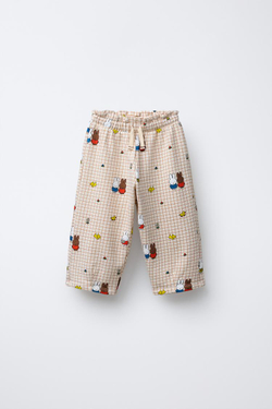 ZARA БРЮКИ ИЗ МЯГКОЙ ТКАНИ MIFFY™ MERCIS BV ©, ЭКРЮ