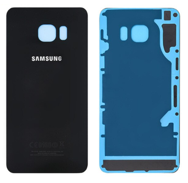 Cover Samsung S6 G920F Battery Cover Glass Black Orig MOQ:10 (电镀)