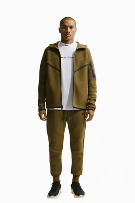 Кофта Nike Sportswear Tech Fleece Windrunner - зеленый