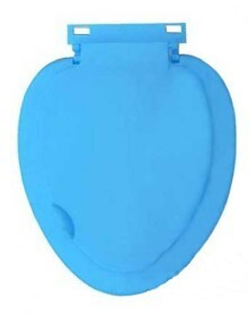 Сиденье для унитаза овал голубой