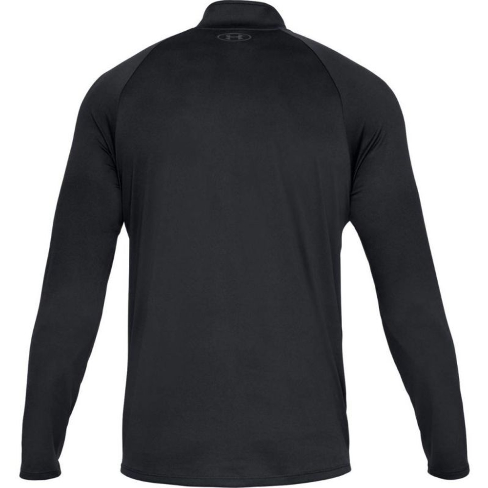 Теннисная футболка Under Armour UA Tech 2.0 1/2 Zip - Black