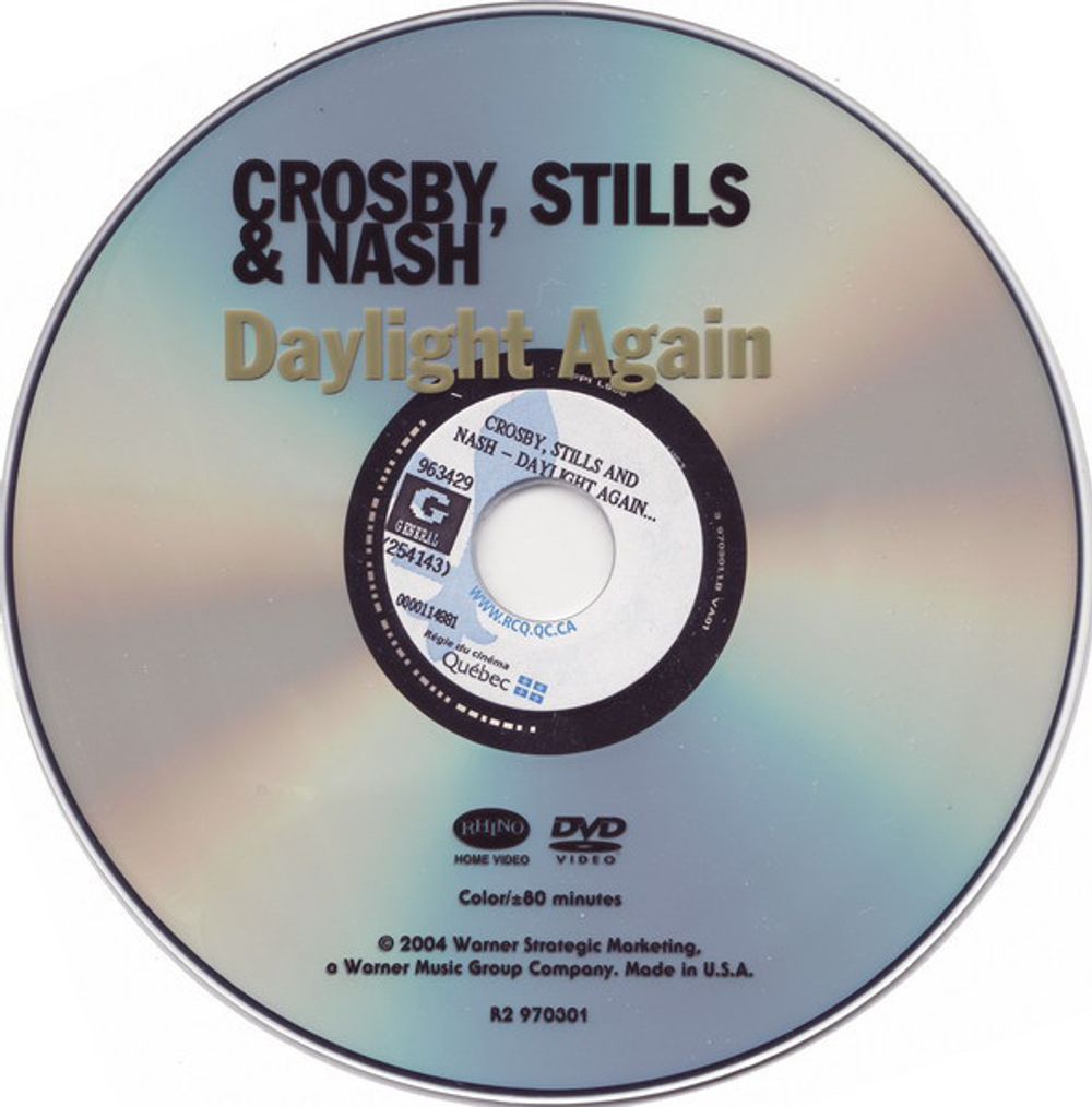 Crosby, Stills & Nash / Daylight Again (DVD)
