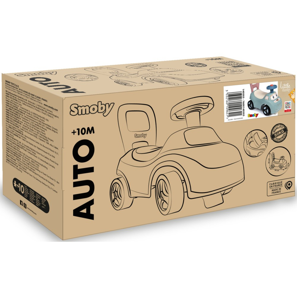 Детская каталка-толокар Smoby Little 140503WEB с клаксоном для малышей от 10 месяцев — фото 5