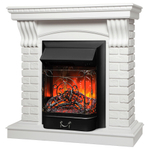 Каминокомплект Real Flame Jazz WT с очагом Majestic Lux Black (без пульта)