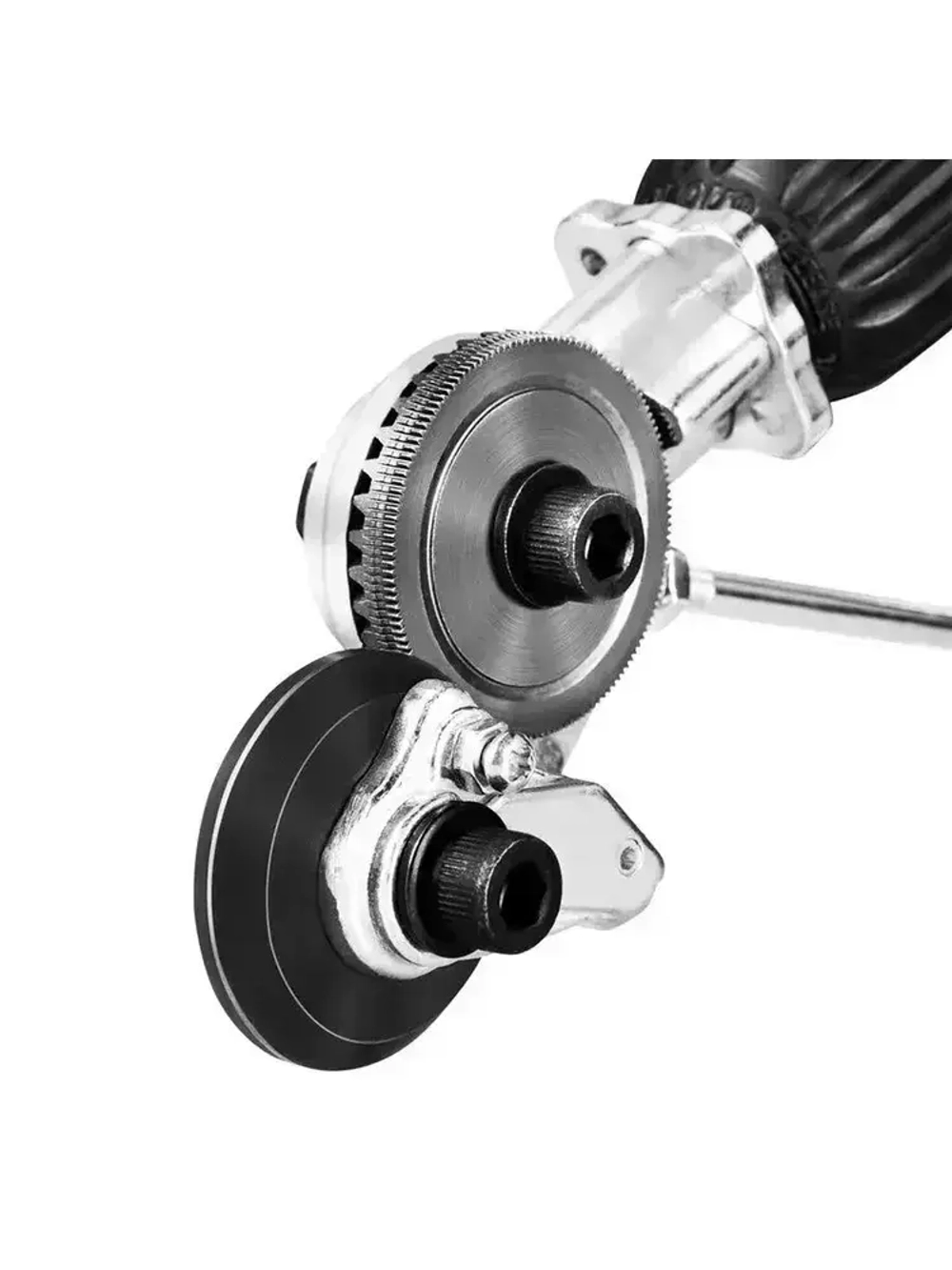 Ножницы строительные на дрель для резки листового металла / Строительные ножницы по металлу