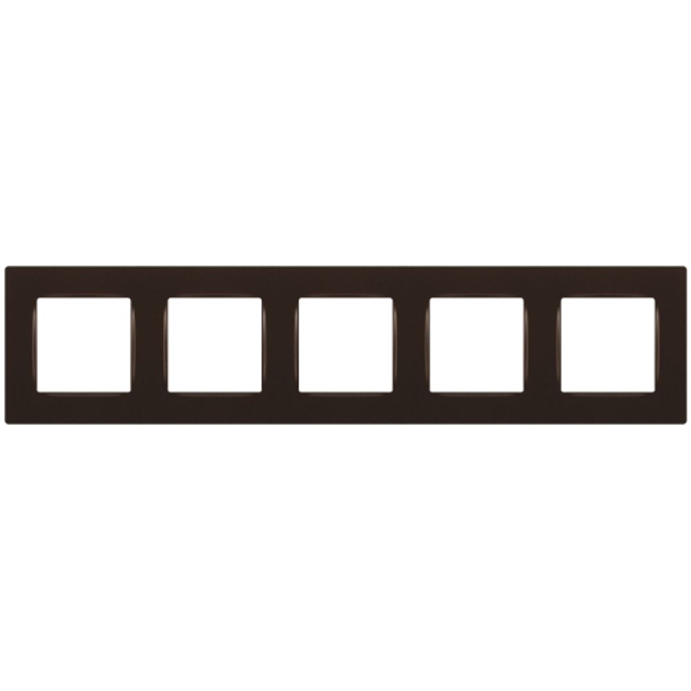 Рамка для розеток и выключателей ЭРА Серия 12 12-5205-13 на 5 постов, Классик, бронза